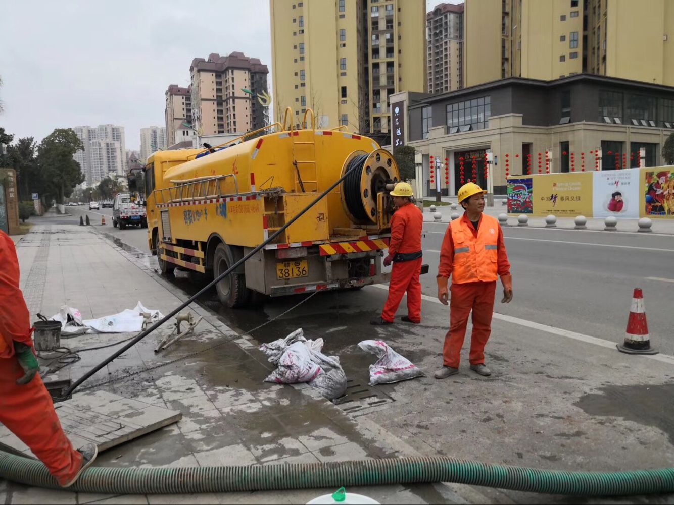 大武口排污管道清淤-管道清洗