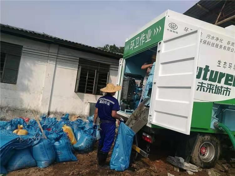 大武口工业污泥压干处理